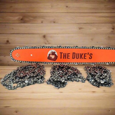 #ad THE DUKE#x27;S BAR AND 4 CHAIN COMBO FITS STIHL 3003 D025 MOUNT 24quot; 3 8 .050 84DL $104.48