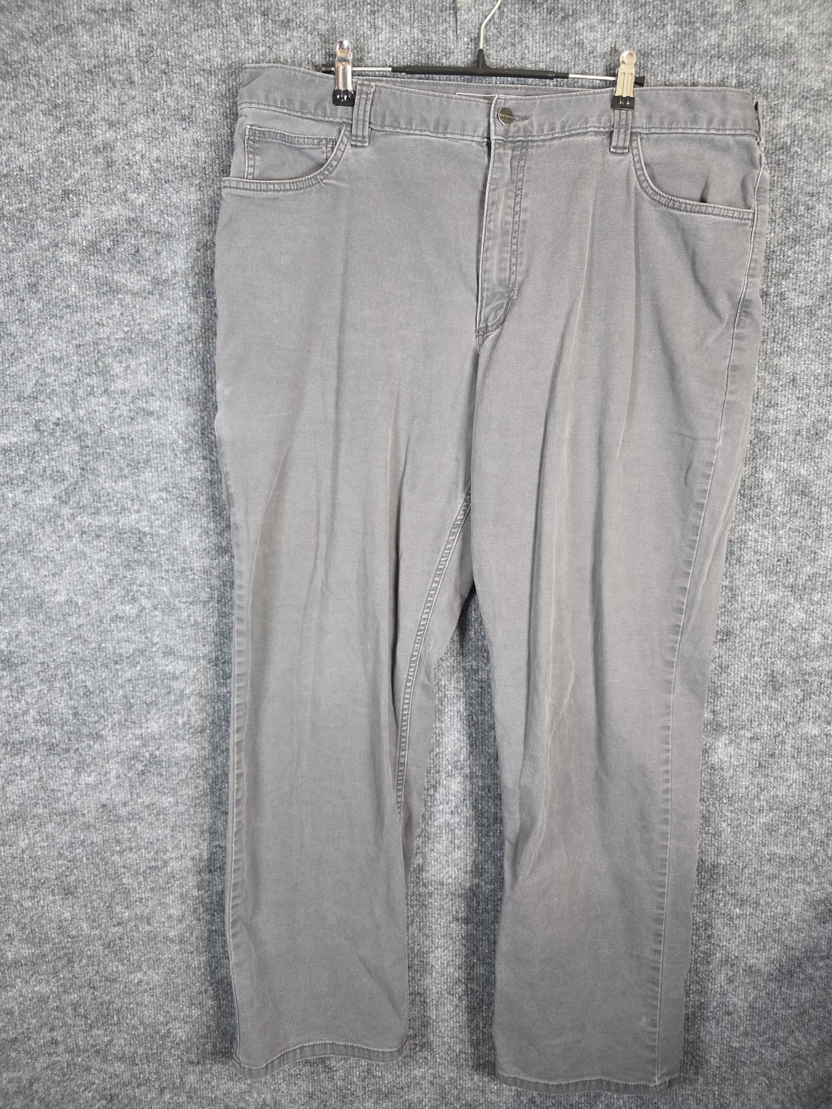 Carhartt Pants Mens 40x32 Gray Rugged Flex Relaxed Fit Canvas 5 Pocket Work