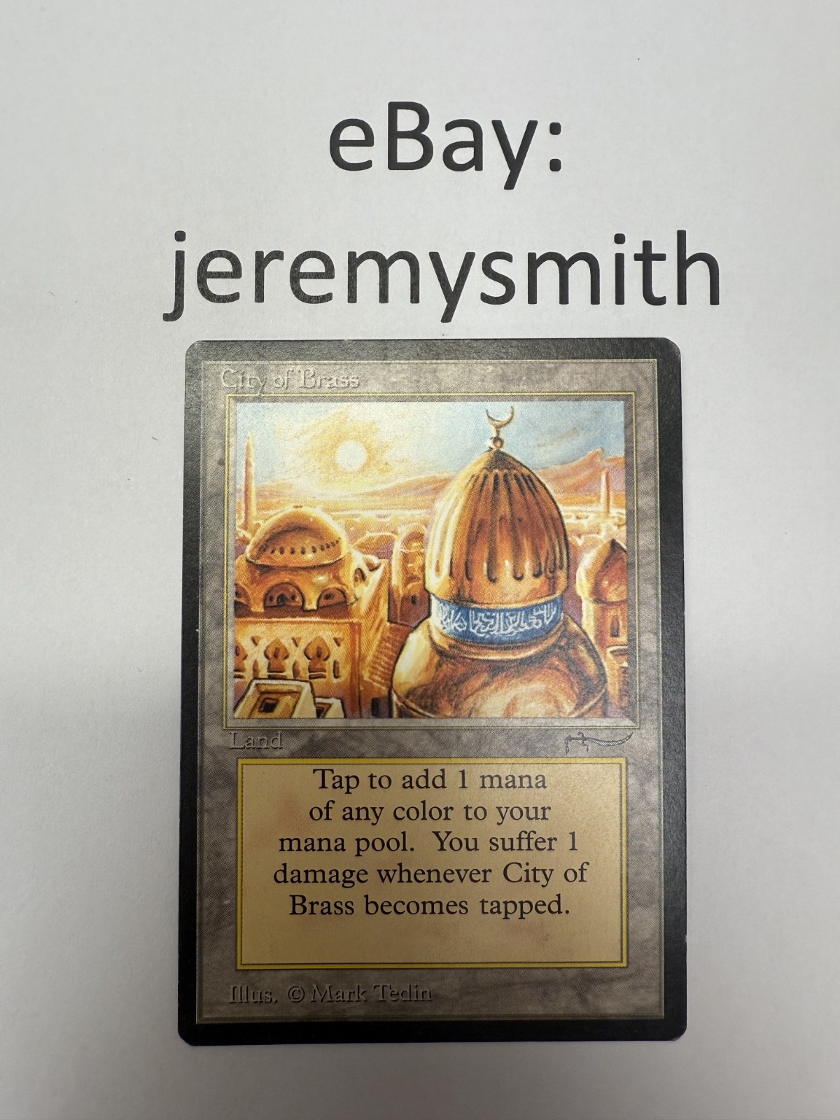 MTG Magic: The Gathering Arabian Nights City of Brass #3 LP!