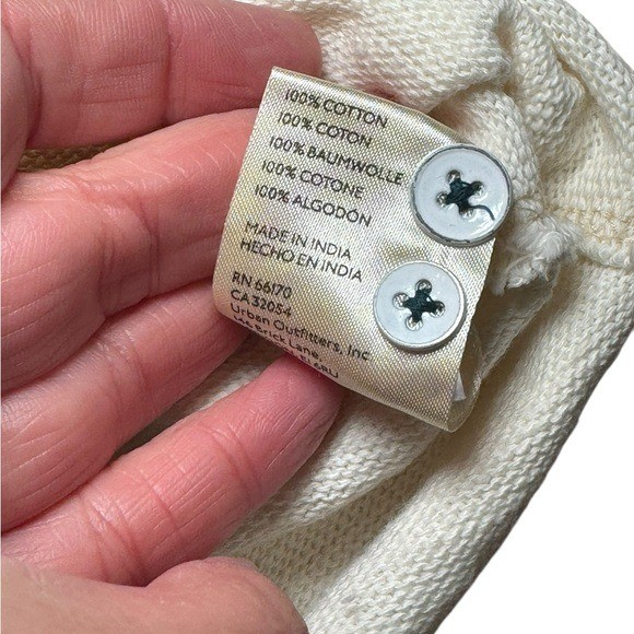 NWOT Free People We The Free Taylor Henley Tunic Top | Vintage White | Sz Large