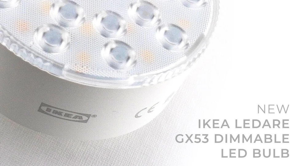 10x IKEA Ledare GX53 LED Bulbs | 600lm | 2700 Kelvin | Warm White | Dimmable 7W - Image 3 of 3