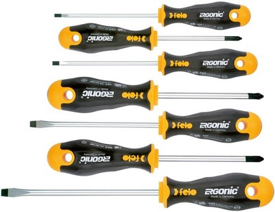 Felo Schraubendreher Satz 7-teilig ERGONIC 400 SL | PZ | PH