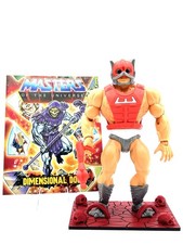 MASTERS OF THE UNIVERSE ORIGINS ZODAK COMPLETE W/MINI COMIC  FREE STAND 