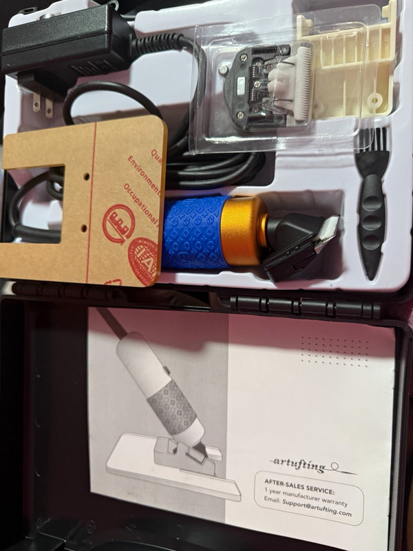 artufting Q Rug Tufting Gun Kit w/ Power Adapter & Accessories