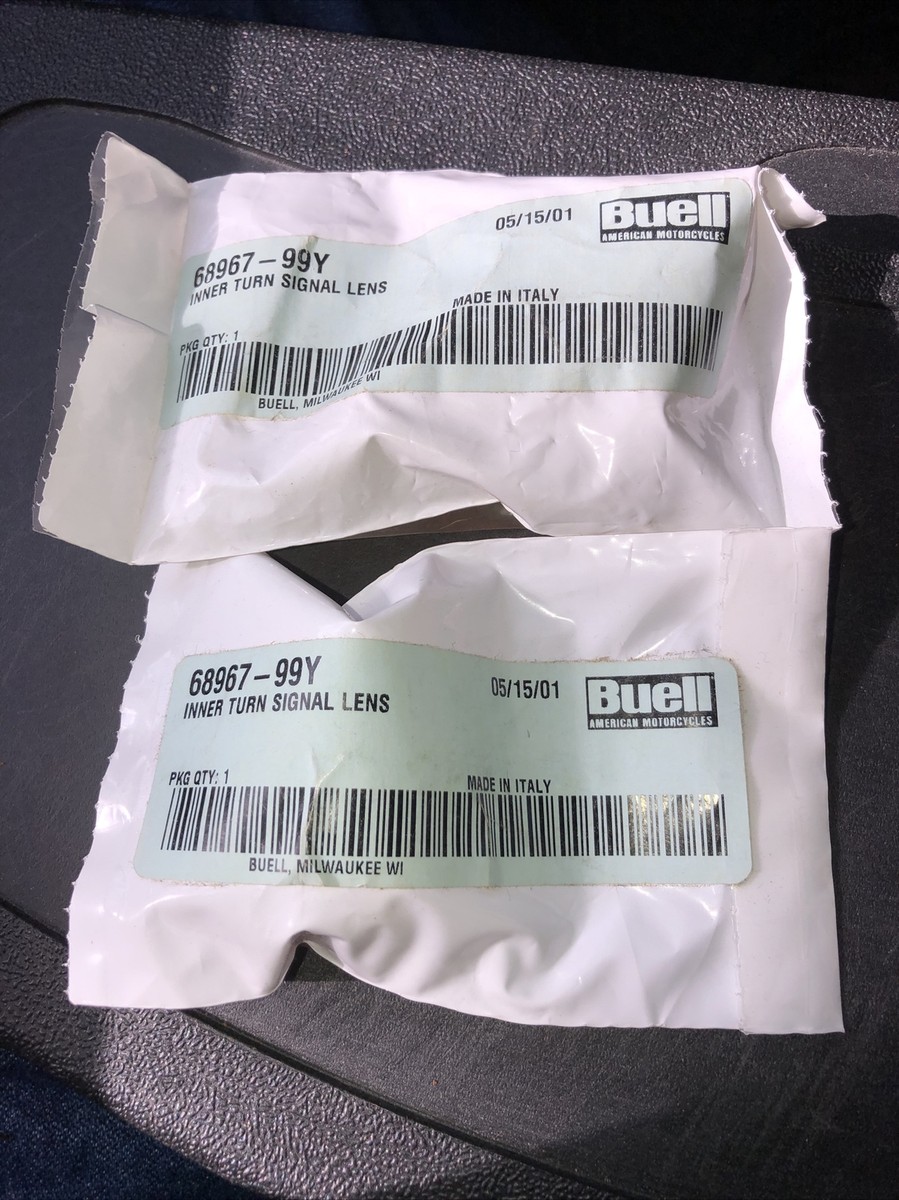 New (2) Buell X1 XB Inner Turn Signal Lens 68967-99Y | eBay