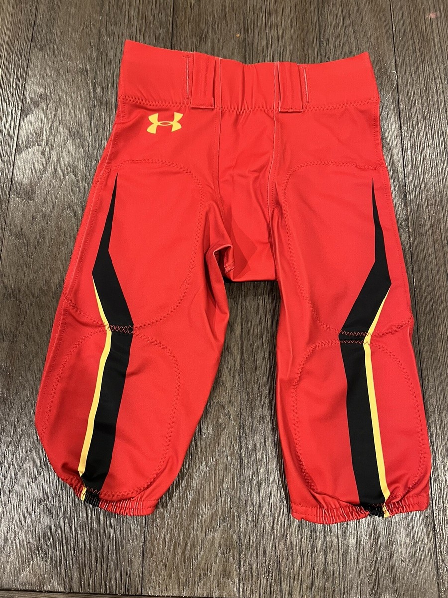 Boys Under Armour Football Pants Red Spandex Medium | eBay