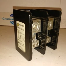 Square D 9080LBC263106 380 Amp CU 600 Volt Two Pole Power Distribution Block