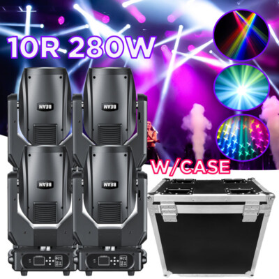 275W 10R Beam Moving Head Stage Light RGBW Gobo Spot Lighting DJ Disco Show DMX