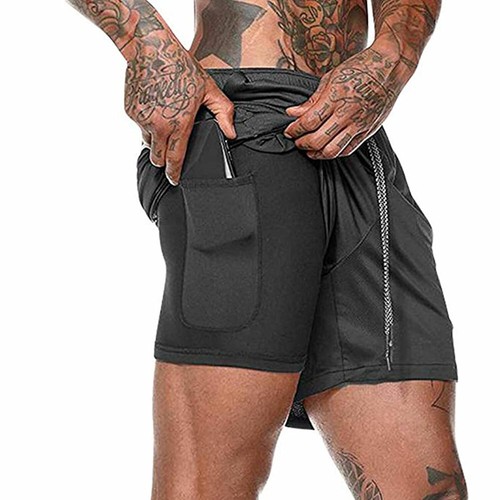 Men Gym Workout Training Running Liner 