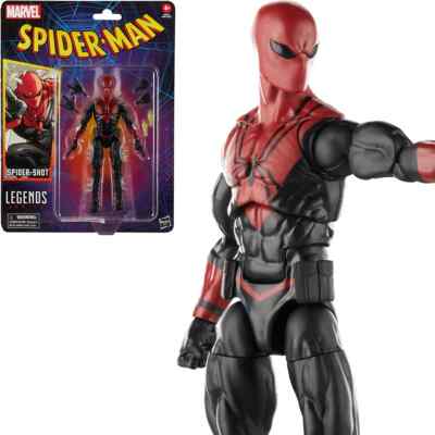 Hasbro Marvel Legends Spiderman Vintage – Action Figure 16 Cm Con Accessori – Collezionabile Retrò