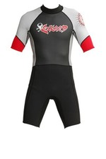 High Quality Black/Red Epic Mens 3/2mm Shorty Wetsuit Superelastic FREE SHIPPING