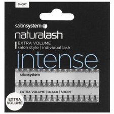 Salon System Black Individual Lash - Flared Extra Volume Intense Falsies - Short