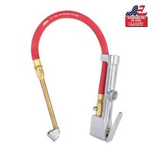 Milton S-506 Original Dual Head Chuck Tire Inflator Gauge - 15 Hose