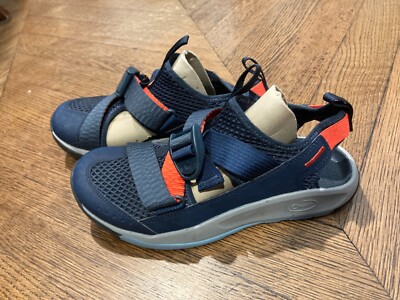 Chaco Mens Odyssey Navy Blue Orange Sport Sandals J106467 Size 12 Water shoe Chaco | Shoes | Chaco Odyssey Closed Toe Hiking Sandals Navy  main image 2
