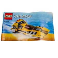 LEGO CREATOR 31023: Yellow Racers 1 of 3 Total Instruction Manuals ONLY