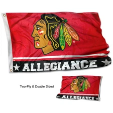 Chicago Blackhawks Allegiance Two Sided Flag