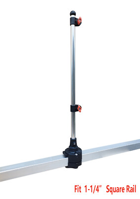Brocraft Pontoon Boat Rail Mount Flag Pole Pontoon Flag Pole For