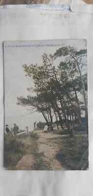 Antike Postkarte, Durley Chine, Strand, Klippe, Leben, Bournemouth, 1920, Manfield, verschickt