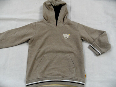 STEIFF beautiful hooded sweatshirt hoodie tan size 104 top st420