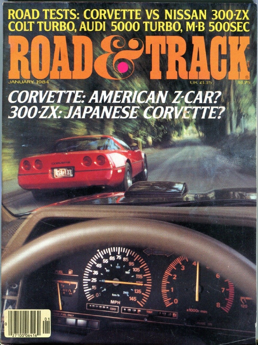 ROAD & TRACK 1984 JAN - VETTE v 300ZX TURBO, M635CSi | eBay