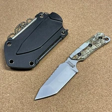 MTECH XTREME FIXED BLADE 5.5" BOOT KNIFE W/ SHEATH, WOODLAND CAMO HANDLE MX-8131