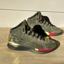 Under Armour Curry 1 Lux Suede Mid Downtown Green for sale | eBay