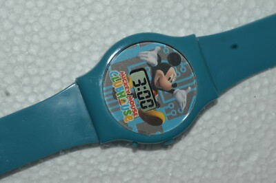 Vintage MZB Mickey Mouse Clubhouse Watch LCD Quartz 35mm All  display picture 1