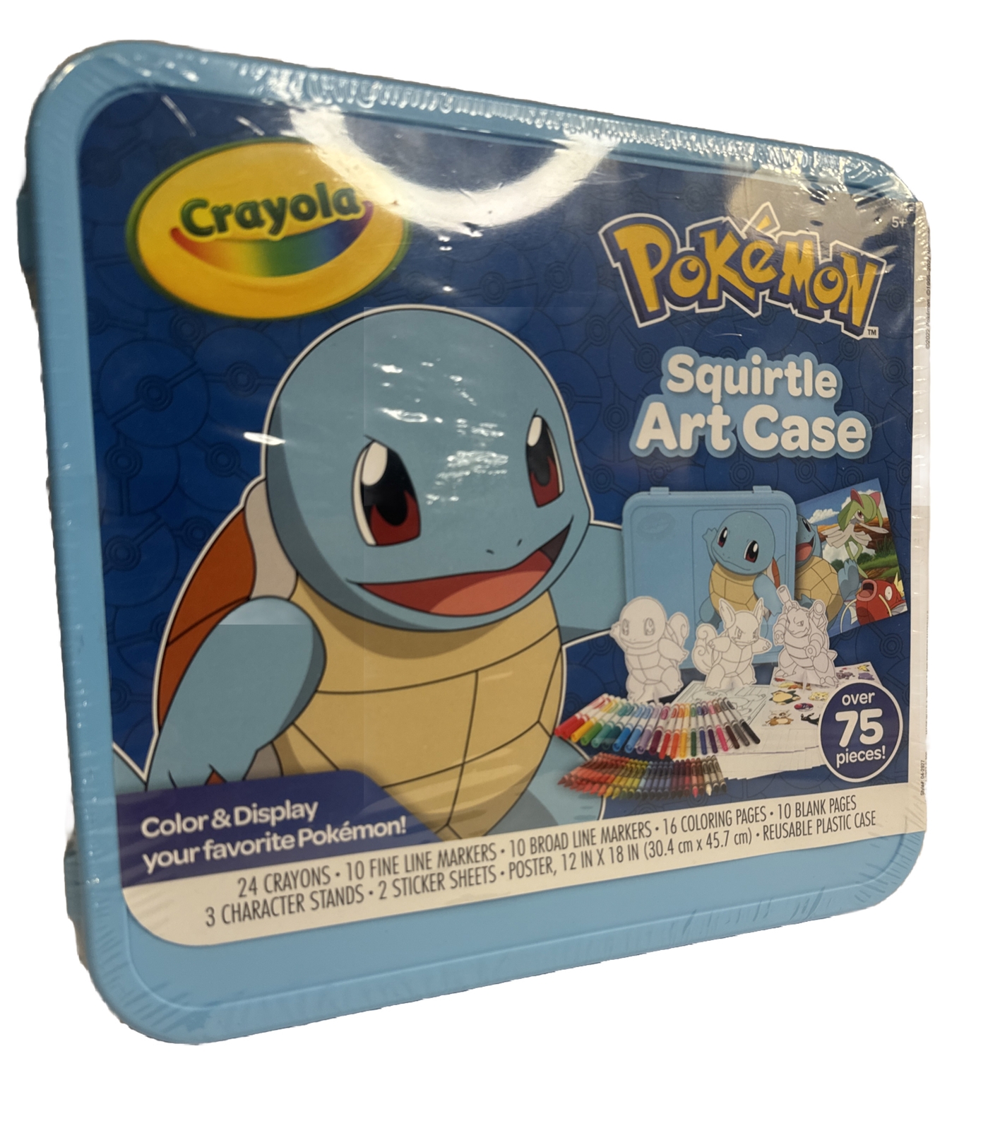 Pokemon Crayola Create & Color Coloring Art Case Squirtle, Child