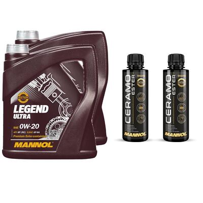 10L MANNOL Motoröl LEGEND ULTRA 0W-20 Inkl. 2x Additive Ceramo Ester 9829