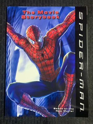 2002 SPIDER-MAN THE MOVIE STORYBOOK by Shane Coll FVF 7.0 Harper Festival PPB