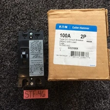 Cutler Hammer CC2100X Circuit Breaker 100 Amp 2 Pole 240 VAC CC2100 NOS