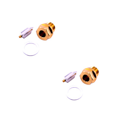 2x Vergaser Schwimmernadel Sitz für Kawasaki KE KH 125 Suzuki GS GT TS 500 750 1
