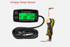 Digital Hour Meter Tachometer Engine Temp Gauge Rpm Alert 3 Backlights Generator