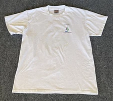Picacho Peak Mens L VTG T Shirt White 2 Sided Single Stitch Oneita 1990s