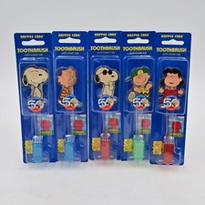 Peanuts Charlie Brown  Gang 50th Anniversary Toothbrush Set With Travel Caps