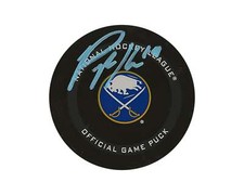 Peyton Krebs Autographed Buffalo Sabres Official Game Puck
