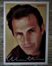 KEVIN COSTNER - Autogrammkarte - Signed Autog...