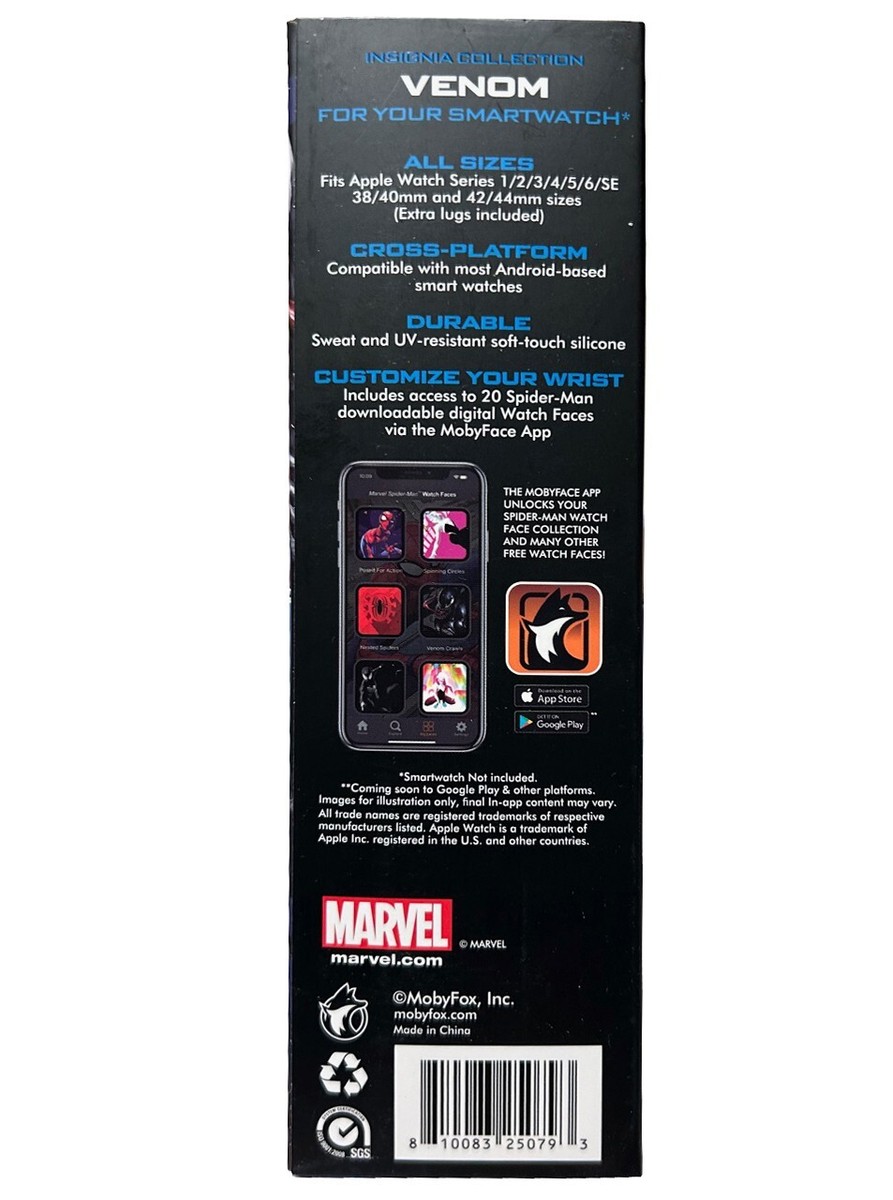 Marvel Venom MobyFox Insignia Collection Smart Watch Band for sale