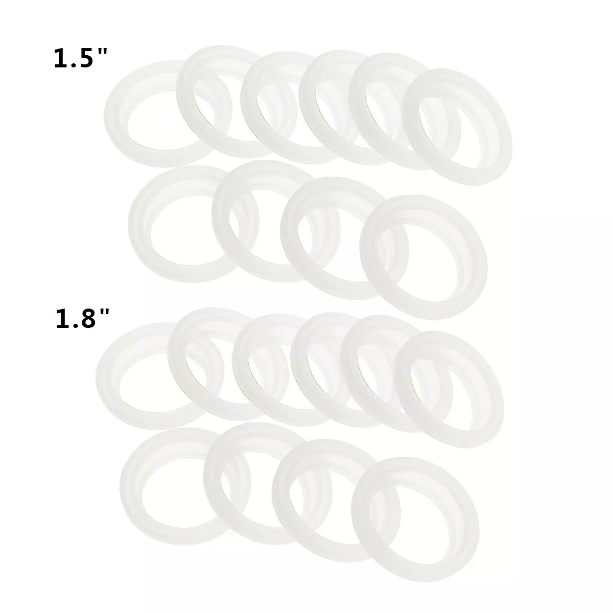 10 Pack Replacement Silicone Sealing Rings Gaskets for Insulated Water  Bottle