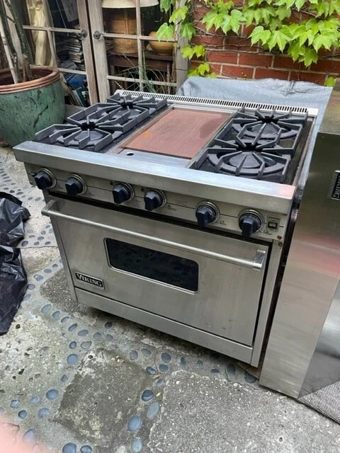 viking range with griddle