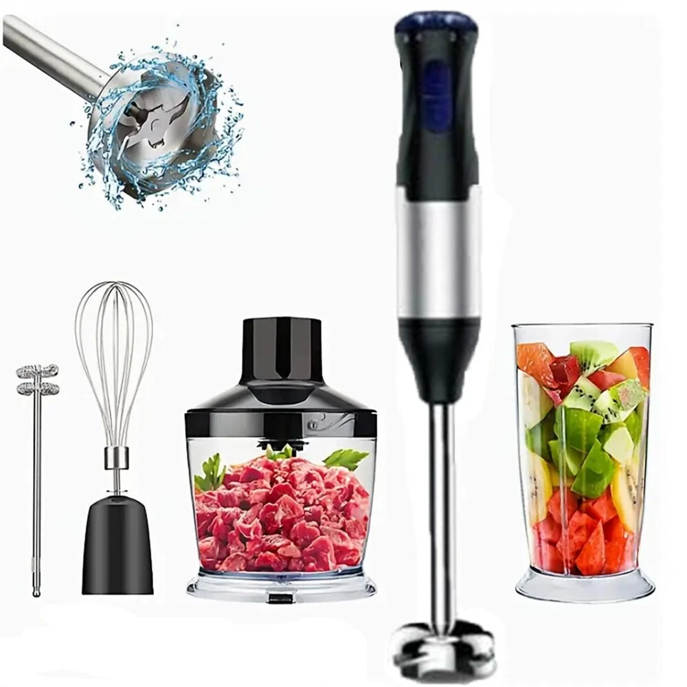 1000W 4 IN 1 Electric Hand Immersion Blender Stick Handheld Blender 5-Speed SET
Opens in a new windo