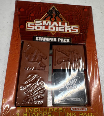 Noteworthy Small Soldiers Stamper Pack Rubber Stamps 1998 SLD2203X