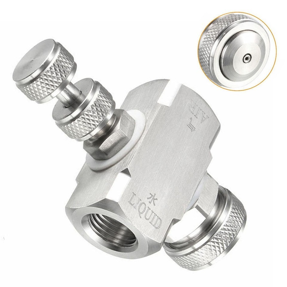 Solid Cone Air Atomizing Düse 1/4 BSPT - Niederdruck Sprühdüse Für Befeuchtung & Staubreduktion