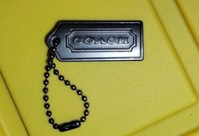 Coach Gunmetal Vintage Key Chain Charm