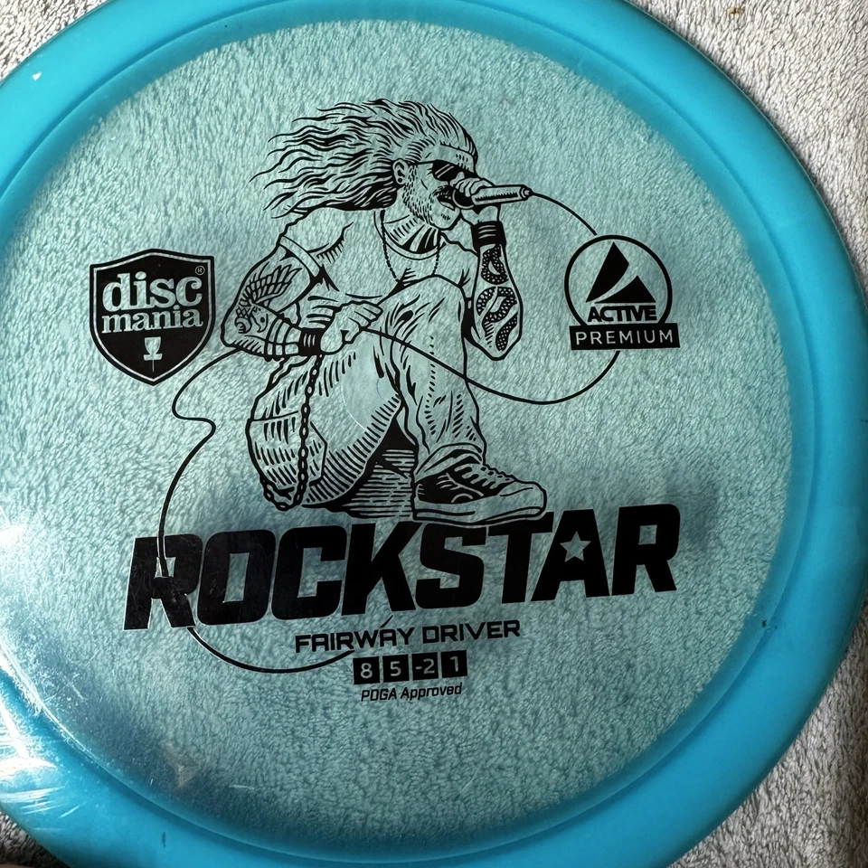 Discmania ROCKSTAR Fairway Driver DISC GOLF ACTIVE Premium Plastic 170g BLUE - Image 2 of 4