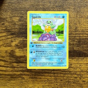Squirtle Pokemon Card 1st Edition | eBay