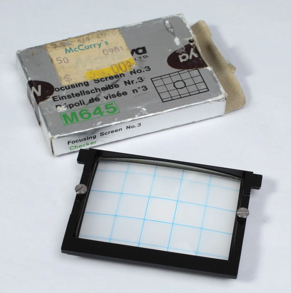 激レア　Mamiya 645用　スクリーン　方眼マット mamiya 645 focusing screen products for sale | eBay