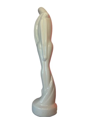 Haeger Lovers Embrace 20" Figure 6033 White Art Deco MCM Vintage Pottery Gift