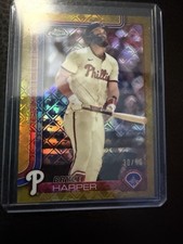 2025 Topps Chrome Logofractor Edition - Bryce Harper Gold 30/50 Phillies