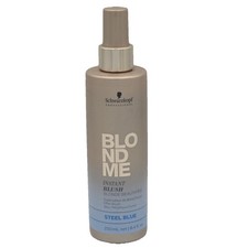 Schwarzkopf BlondMe Instant Blush Blonde Beautifier 8.4oz Steel Blue